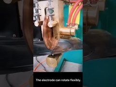 The metal sheet's welding of seam welder