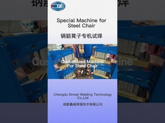 The steel chair's welding of customized welding machine