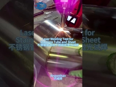 Χειρωνακτική μικρή μηχανή συγκόλλησης λέιζερ σωλήνων ανοξείδωτου 1000W 1500W