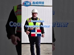 Μηχανή συγκόλλησης σημείων με αναστολή που χρησιμοποιείται σε κατασκευαστική περιοχή