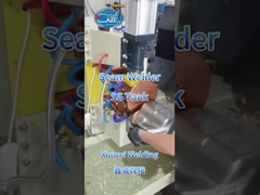 Ζύγιση δεξαμενής από ανοξείδωτο χάλυβα 1+1 mm με συγκόλληση ραφής