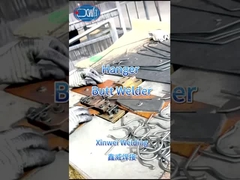 Κρεμάστρα συγκόλλησης με μηχανή συγκόλλησης άκρων